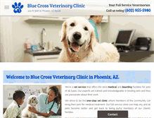 Tablet Screenshot of bluecrossvetltd.com